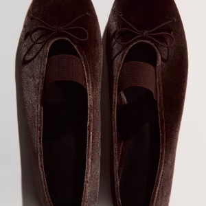 Velvet Ballet Flats