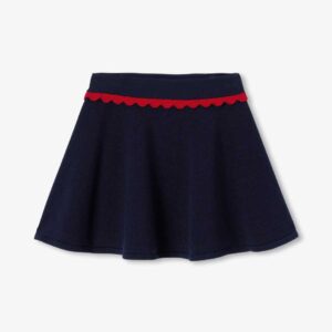 Girl jersey skater skirt - jacadi navy