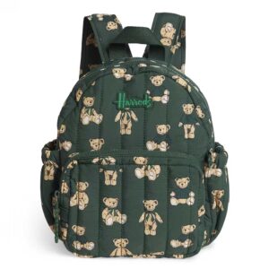 Harrods Quilted Henry Bear Backpack
