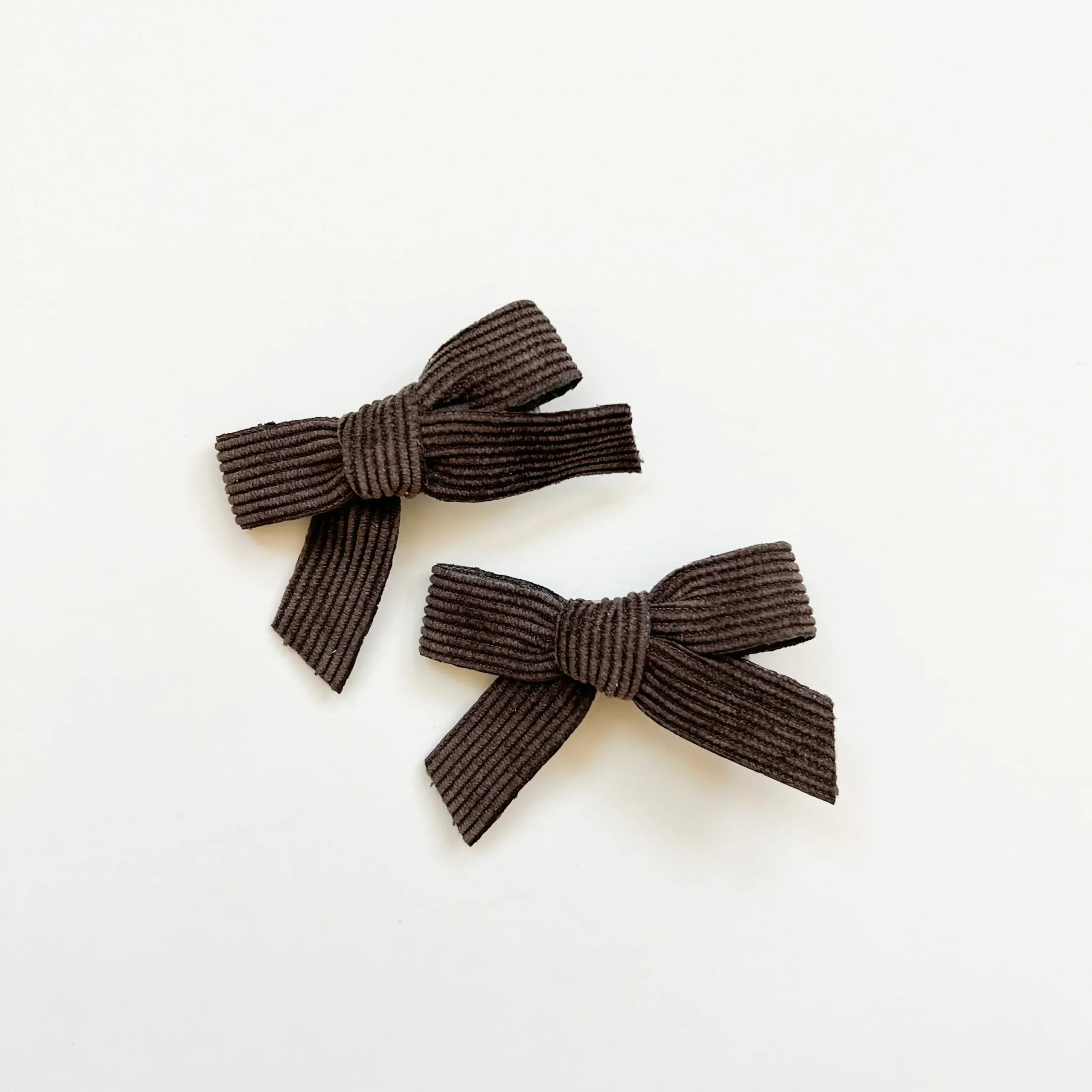 Corduroy Bow Set (2 pc)