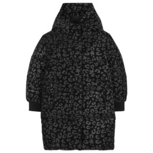 Karl Lagerfeld Kids leopard-print padded coat