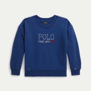 Logo Fleece Sweatshirt Dusty Azure