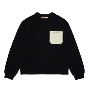Marni Kids patch-pocket sweater