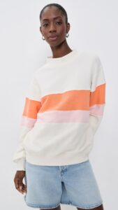PARKE Vintage Stripe Sweatshirt