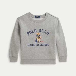 Polo Bear Fleece Sweatshirt Andover Heather