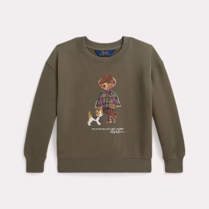 Polo Bear Fleece Sweatshirt Girls 2-6x