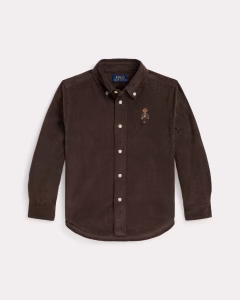 Polo Bear Cotton Corduroy Shirt Boys 2-7