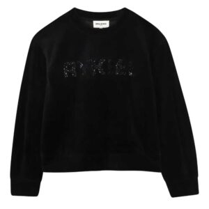 SONIA RYKIEL ENFANT sequin-embellished logo sweatshirt