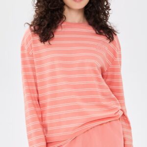 Sporty & Rich NY Crest Easy Long Sleeve Tee