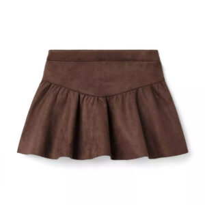 The Sueded Skirt earth brown