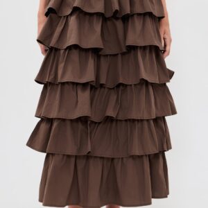 VRG GRL Thalia Midi Skirt