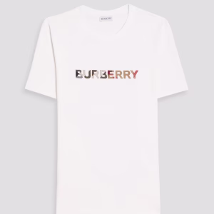 BURBERRY Embroidered cotton-jersey T-shirt