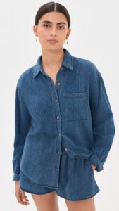 Z Supply Perfect Twill Button Down Shirt