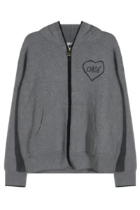 Chloé Kids Long Sleeved Zipped Hoodie
