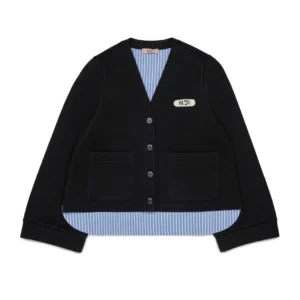 N°21 Kids Logo Patch Cardigan