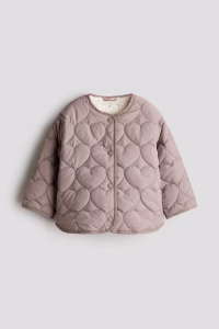 Pile-Lined Quilted Jacket