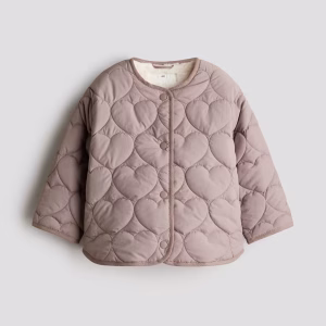 Pile-Lined Quilted Jacket