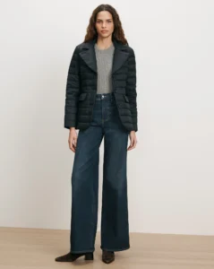 The Puffer Dickey Jacket Navy Down Feather Dickey Jacket