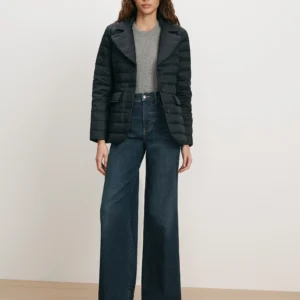 The Puffer Dickey Jacket Navy Down Feather Dickey Jacket
