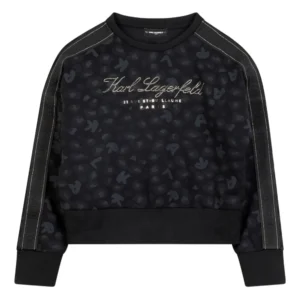 Karl Lagerfeld Kids logo-studded sweatshirt