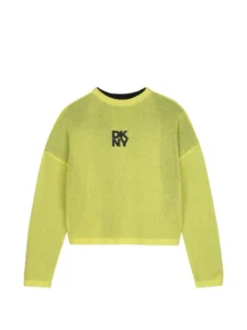 Dkny Kids logo-print reversible sweater