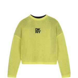 Dkny Kids logo-print reversible sweater
