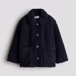 Teddy Fleece Jacket with Collar
