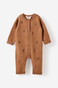Baby Organic Knit Blend Long Sleeve All In One