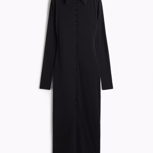 Fitted Long-Sleeved Jersey Dress