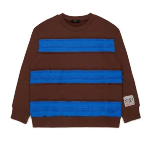 N°21 Kids Distressed Crewneck Sweatshirt
