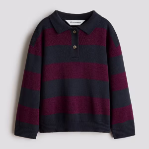 Cotton-Knit Polo Sweater