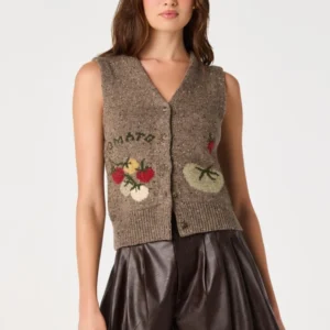 Eira Intarsia Sweater Vest