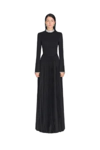 Montsand Black Smocked Dress