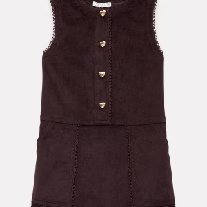 Girls' corduroy pinafore dress