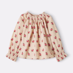 Emile et Ida Floral cotton blouse