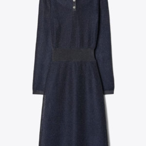 Metallic Polo Dress