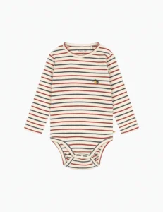 KONGES SLØJD Voco Modal Bodysuit in Tricolore Bleu