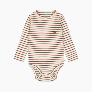 KONGES SLØJD Voco Modal Bodysuit in Tricolore Bleu