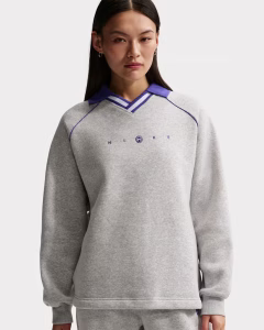 Nike Sportswear Phoenix Fleece Women's Oversized Graphic Polo Top