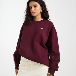 adidas Originals Essentials sweatshirt in burgundy