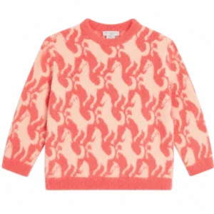 Stella McCartney Kids Horse-Intarsia Crewneck Jumper