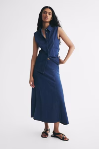 A-Line Denim Skirt