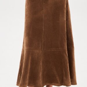 BLANKNYC Morning Brew Faux Suede Skirt
