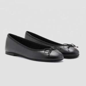 Bow ballerina Black