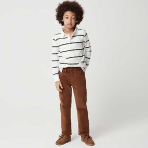 Boys' slim flex corduroy pant Dark Acorn