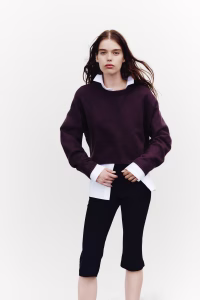Loose-Fit Cotton-Blend Sweater