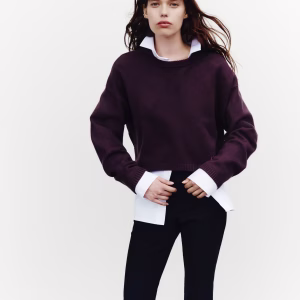 Loose-Fit Cotton-Blend Sweater