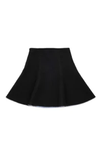 N°21 Kids Patch-Pocket Flared Skirt
