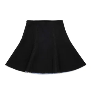 N°21 Kids Patch-Pocket Flared Skirt