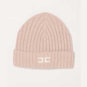 Cuffed Ribbed Wool and Cashmere Blend Beanie